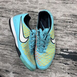 Rare Nike Magista Onda Turf 651550 318 Men Sz 9 EUC Blue Yellow Nice!